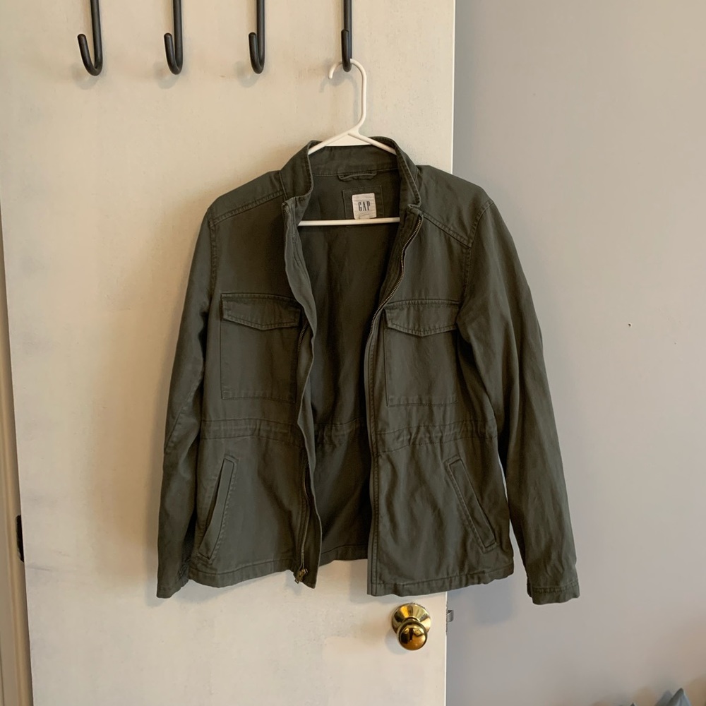 GAP green utility jacket | size M